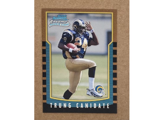 2000 Bowman Chrome Rookie Card, Trung Canidate No. 215/499 TOPPS NFL Trading Card