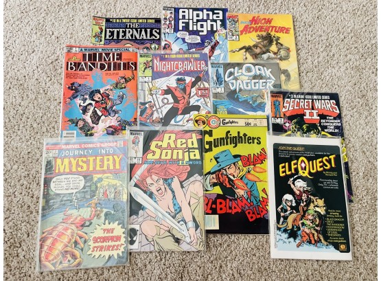 Assortment Of MARVEL Comic Books. 1970-1980. Alpha Flight, Gunfighters, Journey Into History