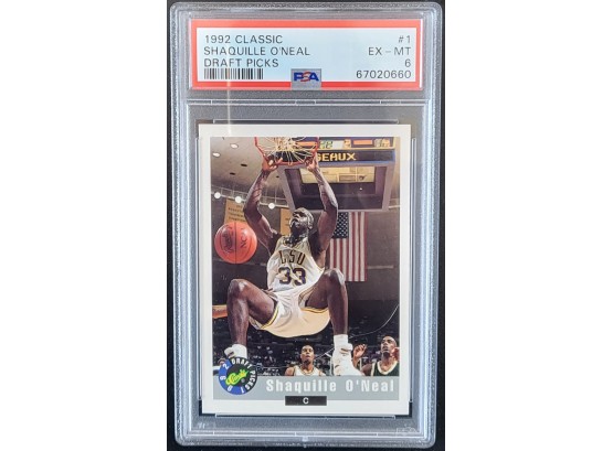 Shaquille O'Neal, Rookie, PSA Graded, 1992 Classic