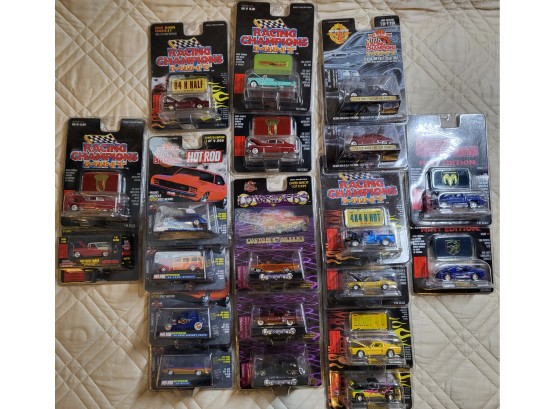 Box Of Racing Champions (Mint Edition, Lowriders, Hot Rods)