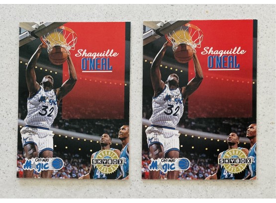 Duplicate Shaquille ONeal Orlando Magic ROOKIE CARDS, 1993 NBA Cards By Skybox
