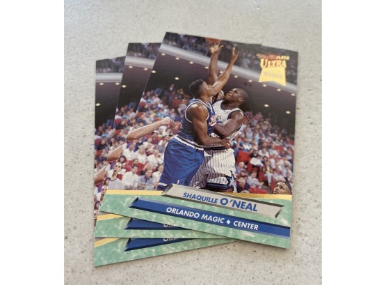 1993 Shaquille ONeal ROOKIE CARDS, Orlando Magic No. 328 In Series. FLEER
