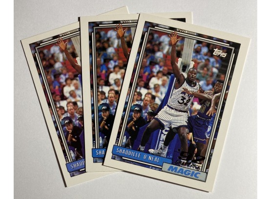 1992 Orlando Magic Draft Pick Shaquille ONeal, Printed 1993 TOPPS