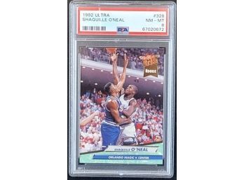 Shaquille O'Neal, Rookie, PSA 8, 1992 Ultra
