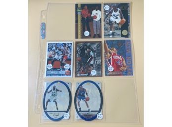 Two Page Catalog Of NBA Basketball Trading Cards: Includes Allen Iverson ROOKIE CARD!