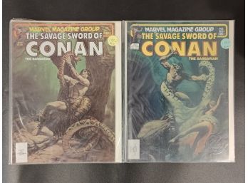 Conan Comic Books From 1982 (bw)