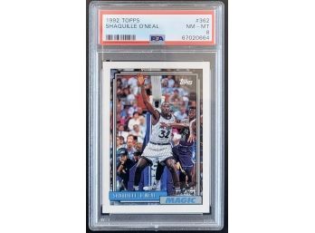 Shaquille O'Neal, Rookie, PSA 8, 1993 Topps