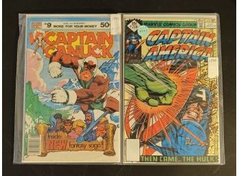 Captain Canuck And Captain America Comic Books