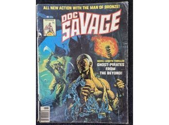 Vintage Doc Savage Comic Magazine No. 4,  April 1976 Issue