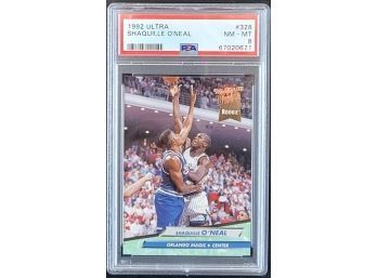 Shaquille O'Neal, Rookie, PSA 8, 1992 Ultra