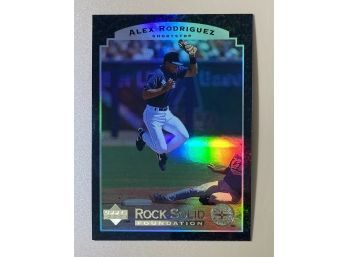 Alex Rodriquez Seattle Mariners 1996 Chrome Card. MLB Baseball Card