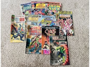 Vintage Comic Books By MARVEL! Werewolf, The Micronauts, Hulk, The Unknown Soldier