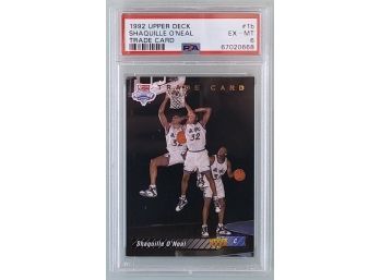 Shaquille O'Neal, Rookie, PSA Graded