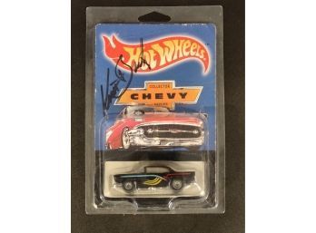 Chevy Hot Wheels Car With Signature
