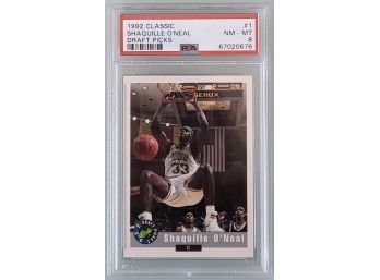 Shaquille O'Neal, Rookie, PSA 8, 1992 Classic
