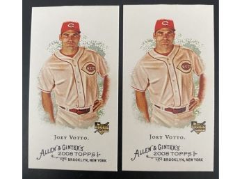Joey Votto, Allen & Ginters Rookie Minis, Two Versions, 2008 Topps