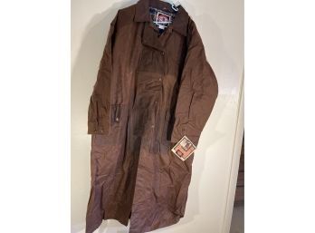 NEW- Long Coat, Wrinkled From Original Packaging, XL  The Australian Outback Collection
