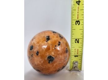 Orange Calcite Sphere, 2.5'