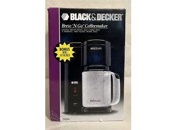 Black & Decker Brew N Go Coffeemaker (bonus Mug Matched)