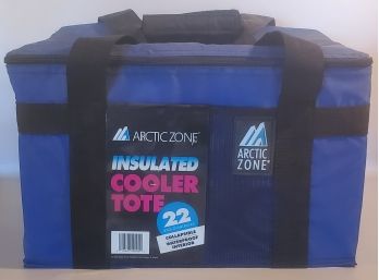 Two Coolers: Grey Coleman Hard Body (12.5'x20.5'x12.5') And Arctic Zone Soft Body (8'x14'x9')