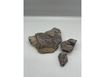 3 Piece Rocks From Topaz Mountain In Utah