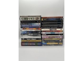 Assortment Of DVDs Including Star Trek, Twilight Zone, And Alice In The Wonderland (total Of 35)