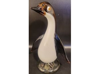 Glass Penguin Sculpture, 10'