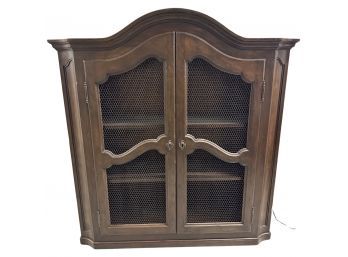 French-country Style Wall Cabinet, 47Wx12Dx45H