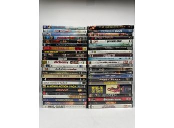 Random Assortment Of DVDs Including Action, Comedy, Rom-Com And Horror (Total Of 48)