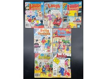 Collection Of The Archie Library Comics Digest Magazine (Total Of 7)