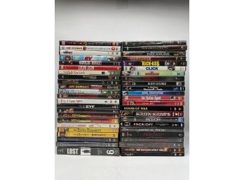 Random Assortment Of DVDs Including Action, Comedy, Rom-Com And Horror (Total Of 46