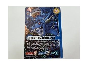Holo Blue Dragon Lv.1. Shonen Jump Promotional Blue Dragon Role Playing Game Card