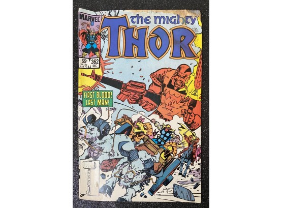 Marvel Comic: Thor No. 362, December 1985 In Fair Condition