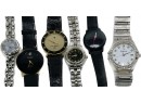 Ladies Watches, Silver & Gold Tone, Junction West, Gitano, Pierre Cardin, Timex, Omega. Untested.