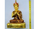 Guru Padmasambhava Tibetan Buddhist Statue, Large, Weight 9lb.5oz