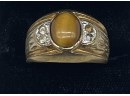 Gemstone Ring , No Markings, Size 9