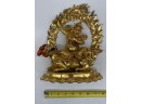 Guru Padmasambhava Tibetan Buddhist Statue, Weighs 5 Pounds 7.1 Ounces