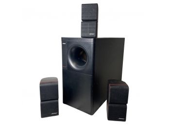 Bose Acoustimass 7 Home Speaker System With 3 Swivel Top Speakers (Acoustimass 7.5x14x19) (Speakers 3x6.5x5)