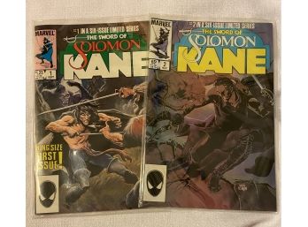 (2) Vintage Comics: The Sword Of Solomon Kane Issues 1 And 2 Of 6