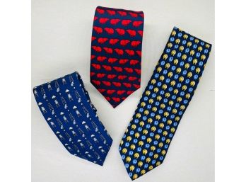 Hermes Paris, Harvie & Hudson, Beaufort Silk Neckties
