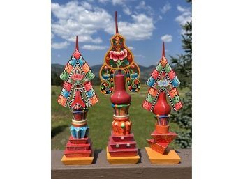 Variety Of Colorful Buddhist Tormas