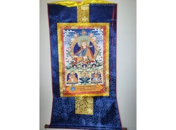 Guru Padmasambhava Thangka, 46 X 25'