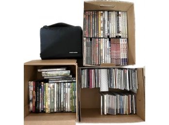 MASSIVE Collection Of DVDs, Bluray And CDs- Some Duplicates And Some Brand New In Plastic Wrap!