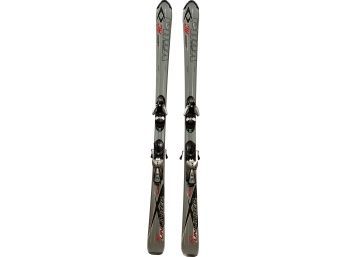 Volkl Unlimited AC Double Grip LT Wood Core Mountain Skis. Length 1630mm, Tail 103mm, Waist 70mm, Tip 116mm.