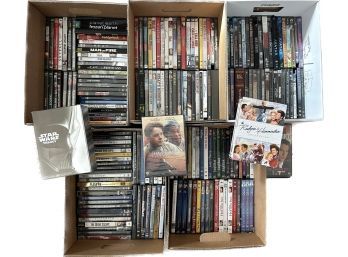 MASSIVE Lot Of DVDs And Bluerays- Some New In Wrapping And Some Duplicates.