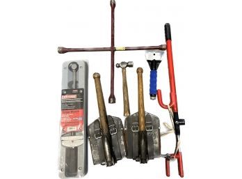 Miscellaneous Tool Lot- Includes Vintage Folding Shovels, Shears, Craftsman Torque Wrench & More!