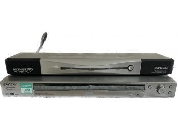 Sony DVD Player And Monster Power High Definition Power Center