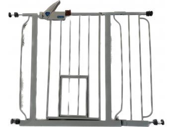 Carlson Extra Wide Pet Gate With Small Pet Gate