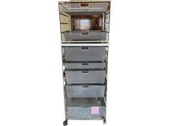 Large Metal Drawer Organizer, 61Hx22Lx21W