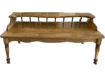 Ethan Allen Maple And Birch Coffee Table